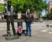 Mike Maloney, U.S.M.C., Rolling Thunder National member was guest speaker at the U.S. Navy Memorial on Saturday May 25, 2019