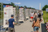 Unlike brick and mortar memorials, Remembering Our Fallen is designed to travel and includes both military and personal photos.