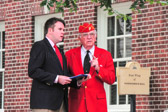 Master of Ceremonies Les Rouse, Marine Corps League of Pennsylvania, Inc, Delaware County Detachment