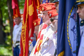 Detachments are represented by their Color Guards. Delaware County Detachment, Smedley Butler Detachment, Dutch Helwig Detachment and the Chester County Detachment