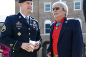 Medal of Honor recipients Ty Carter (Afghanistan) and Robert E. O'Malley (Vietnam)