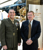 Major General James W. Lukeman with Mr. Mark Noah