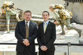 Mark Noah with Rob Rumsby<br /><br />Thanks to Mark Noah and his team at History Flight they recently discovered the remains of Lt. Alexander Bonnyman, Jr. MOH (Medal of Honor) and his 35 Marine Corps Brothers (May 2016).