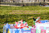 A few days before Christmas each year, visitors to the Vietnam Veterans Memorial have the opportunity to help decorate a Christmas Tree at the apex of The Wall. The tree is adorned with ornaments made by school children from all across the country as well as thousands of cards sent to VVMF each December to honor those who served with the U.S. Armed Forces in Vietnam and other military conflicts and their families. We also remember those who are serving our country all across the world today.