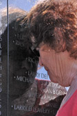The six new names will become “official” when they are read aloud during the annual Memorial Day Ceremony at The Wall on Monday, May 31, at 1:00 p.m.