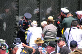 Vietnam Gold Star Mothers Laying their Wreath