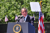 U.S. Defense Secretary Leon E. Panetta at the Vietnam War Commemoration held at the Vietnam Veterans Memorial in Washington, DC Memorial Day 2012.