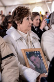 Gold Star Mother Barbara Benard holds a photograph of her son Sgt. 1st Class Brent A. Adams, 4/29/1965   12/01/2005 KIA  Operation Iraqi Freedom