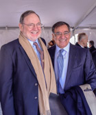 Alaskan Congressman Don Young with Secretary of Defense Leon E. Panetta.  When Jan Scruggs was trying to get the Vietnam Veterans Memorial started these two men were instrumental in making it all happen.