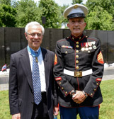 Medal of Honor recipient Col. Jack Jacobs USA (Ret.) and Paul Masi Past President of Vietnam Veterans of America Chapter 82.