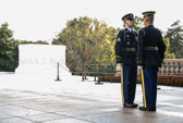 'Pass on your orders.' the commander instructs the active sentinel. Post and orders, remain as directed.' He replies. 'Orders acknowledged.' Answers the relieving sentinel, who then steps into position at the center of the black mat. As soon as the relief commander passes, the new sentinel begins his own walk