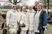 Gold Star Mothers Barbara E. Benard, Molly Morel National President, Mary Byers with Paula Zwillinger founder of Semper Fi Parents of the Hudson Valley, NY and her husband.