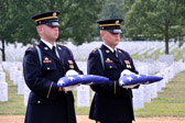 These flags will be presented to Lucas's parents.