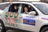 American Gold Star Mother President Mary Byers, the 2012 Grand Marshall of WAA