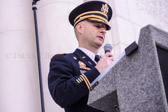Captain Thomas S. Helms III, Senior Army Chaplin, Arlington National Cemetery leads us in prayer