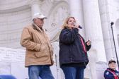Karen Worcester reflects on how she met Spc. Dustin H. Harris grandfather who thanked her for what they are doing, she said, 'we should remember their lives and families', the character of some other veteran heroes who also gave their lives like Kris Stonesifer who was a Army Ranger and Captain Josh Byers