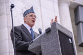 Rabbi Harold L. Robinson, Rear Admiral, US Navy Chaplin Retired explains why he will lay a wreath on Chaplain's hill on the grave of a fellow chaplain but not on the grave of a friend and fellow Jewish Chaplain