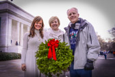 Singer Lindsay Lawler, American Gold Star Mother President Mary Byers & her husband Gold Star Father Dr. Lloyd Charles Byers
