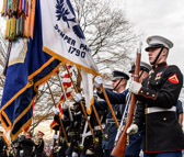 All Military Service Honor Guard salute for opening ceremonies.