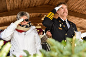 American Gold Star Mothers National President Candy Martin with Terry Jester, President Delaware State Fire Chiefs Association