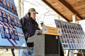 David Skocik, President of the Delaware Veterans Coalition welcomes everyone and speaks of the history of Wreaths Across America.