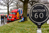Many of the volunteers head for Section 60 where many of our Iraq, Afghanistan fallen rest