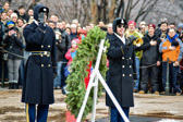 Taps are played and a final salute.