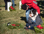 Today, I placed a wreath on the Grave of an American Hero.  <br />“If you forget my death, then I died in vain”!
