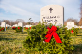 Marine Corps Reserve 1st Lt. William C. Ryan, Jr., 25, of Hoboken, New Jersey, was buried May 10, 2017 in Arlington National Cemetery, near Washington, D.C.<br /><br />“Mayday, mayday, mayday,” called the forward air controller. “Manual four two is down. Manual four two is down. One good chute.”<br /><br />Marine 1st Lt. Gary Bain hit the ground hard, his arm and leg already broken from the ejection. There was no sign of his fellow crewman from the F-4 Phantom and Lieutenant Bain’s survival radio wouldn’t work. Unable to move, Lieutenant Bain was down behind enemy lines. It was Mother’s Day May 11, 1969 and his 213th bombing mission of the war. It would be his last combat flight.<br /><br />1st Lt. William C. Ryan, Jr. was the radar intercept officer of an F-4B aircraft, assigned to Marine Fighter Attack Force 115, Marine Aircraft Group 13, 1st Marine Aircraft Wing, Fleet Marine Force Pacific, on a combat mission over Savannakhet Province, Laos. While pulling out of a bombing pass, the aircraft was hit by enemy fire. The pilot lost control and called several times for Ryan, but received no response. The pilot ejected before the aircraft crashed, and other members of the flight only witnessed one parachute leave the aircraft. The location of the crash site precluded a search and recovery effort, but the pilot was rescued. Ryan was declared deceased as of May 11, 1969.