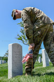 All flags are removed after Memorial Day, before the cemetery opens to the public.