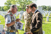 I saw this as an opportunity to explain my involvement with Three missing Marines Joseph Nelson Hargrove, Gary Hall and Danny Marshall, left behind during the Mayaguez incidient May 15, 1975. Did not know the General Milley's photographer still had my camera and took this photograph.