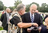 Speaking with John Francis Kelly, White House Chief of Staff concerning the three Marines left behind during the Mayaguez incident.  Lost Marines, Joseph Nelson Hargrove, Danny Marshall, Garry Hall.  #NeverForget  #NeverQuit