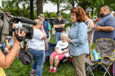 CNN was there to interview the Families of the Fallen