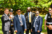 Secret Service prepares for a visitor to Arlington's Section 60