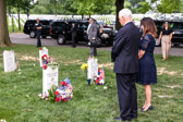 Stopping at the grave of Medal Of Honor recipient Ross Andrew McGinnis