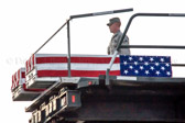 The transfer cases of Spc. Daniel P. Drevnick and Spc. James Wertish resting on the K-loader.