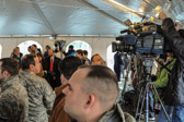 With the lifting of an 18-year ban on news coverage of returning U.S. war dead in April 2009, more families are traveling to Dover to witness the return of loved ones killed overseas. The new policy allows each family to decide whether to allow media coverage of their loved one being returned, and many families who consent to media coverage also choose to come to Dover themselves.