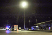 Mortuary vehicle driver starts engine, and Security Forces vehicle moves into escort position in front<br />Transfer vehicle begins to pull away<br />Dignified transfer officer orders final “Present, Arms” and “Order, Arms” (slow salute) as vehicle departs