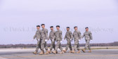 A dignified transfer is the process by which, upon the return from the theater of operations to the United States, the remains of fallen military members are transferred from the aircraft to a waiting vehicle and then to the port mortuary. The dignified transfer is not a ceremony; rather, it is a solemn movement of the transfer case by a carry team of military personnel from the fallen member's respective service. A dignified transfer is conducted for every U.S. military member who dies in the theater of operation while in the service of their country. A senior ranking officer of the fallen member's service presides over each dignified transfer.