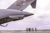 All returning service members are considered as "believed to be" until they can<br />be confirmed through finger prints, dental records and/or DNA. After a service member has been identified and prepared for return to their families, they are placed in a casket and transported to their final resting place. This process is a Solemn event; not a ceremony.