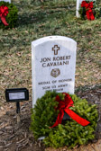 On Saturday, December 13, 2014 during Wearths Across America got to help place a wreath at Jon's gravesite.