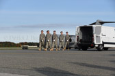 A dignified transfer is conducted for every U.S. military member who dies in the theater of operation while in the service of their country. A senior ranking officer of the fallen member's service presides over each dignified transfer.