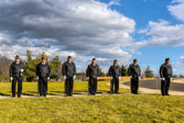 Military Honors were performed in honor of those veterans interred this month who had no one attending their service.  Harold Stillstrom US Army and Richard Grant US Marine Corps