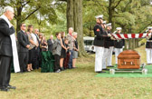 Twenty one rifle salute and Taps are performed.