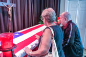 Brother Victor Ragucci pays his respects to Emil