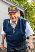 Emil's long time boyhood friend 93 year old John Crescenzo paid his final respects. John was part of the Normand invasion receiving a purple heart.