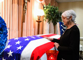 Jean Roman, Sister of Tarawa Marine PFC Michael L. Salerno