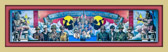 Mural containg images of Philadelphia area KIA Vietnam Veterans, including L/Cpl. Frederick C. Miller, III son of Gold Star Mother Marie Gardner
