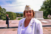 Gold Star Mother Karen Meredith who son 1st Lt. Ken Ballard was killed in Najaf, Iraq on May 30, 2004