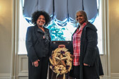 Gold Star Mother Barbara Harmon and her daughter Portia Harmon